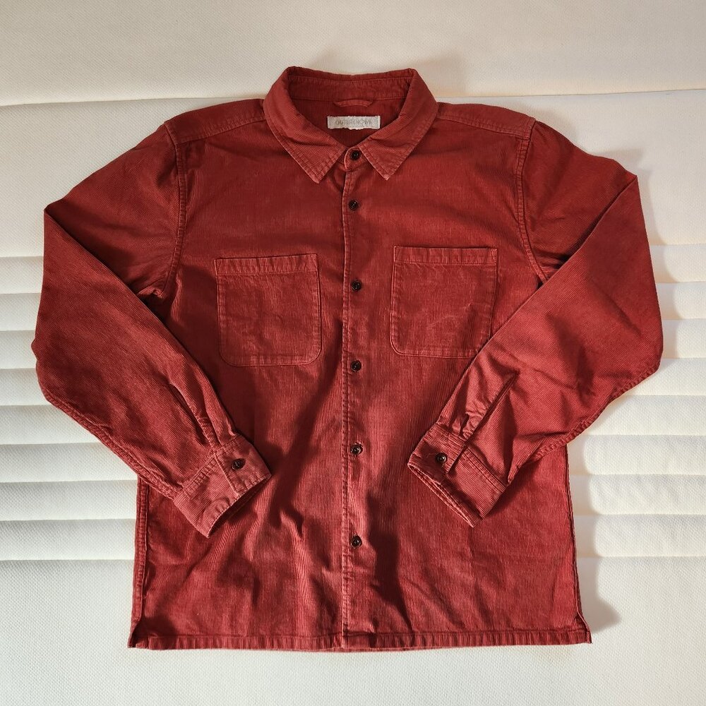 Outerknown - Townes Corduroy Shirt in Henna - Size M